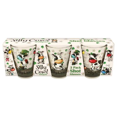 Silly Cows 3pk Shot Glass